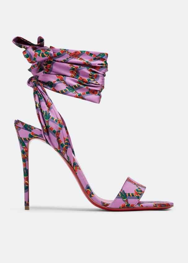 

Сандалии CHRISTIAN LOUBOUTIN Sandale du Désert 100 sandals, розовый