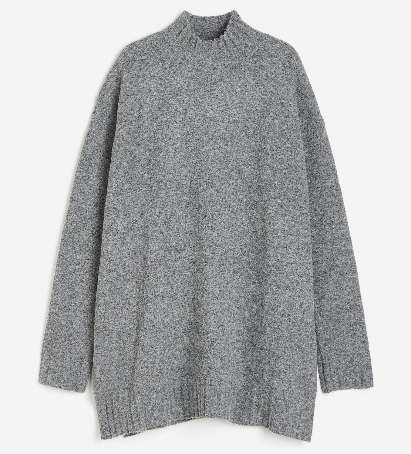 

Свитер H&M Mock Turtleneck, серый