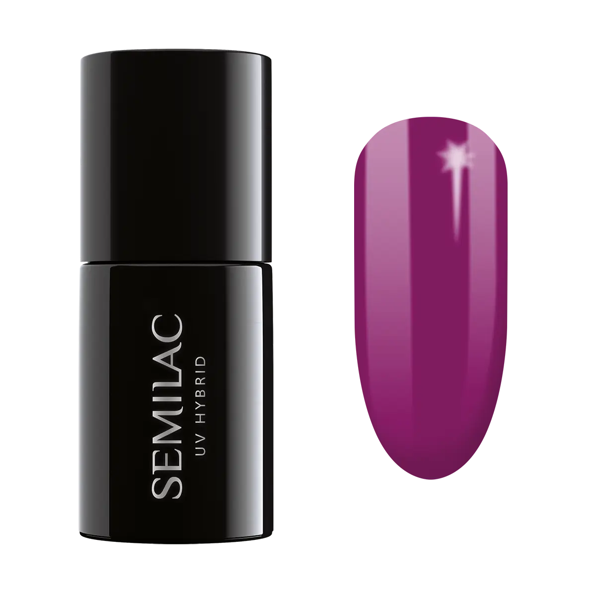 

Semilac UV Hybrid гибридный лак для ногтей, 034 Mardi Gras