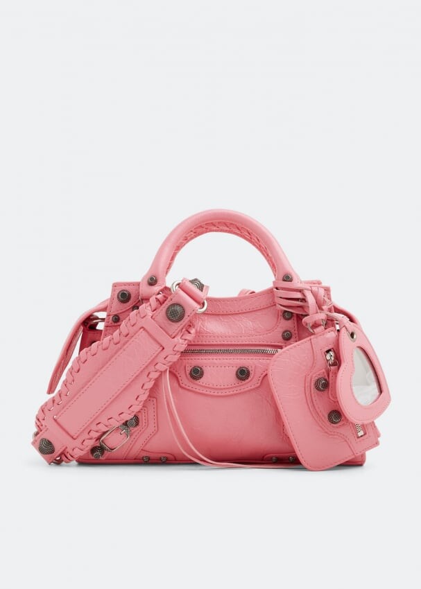 

Сумка BALENCIAGA Neo Cagole XS top handle bag, розовый