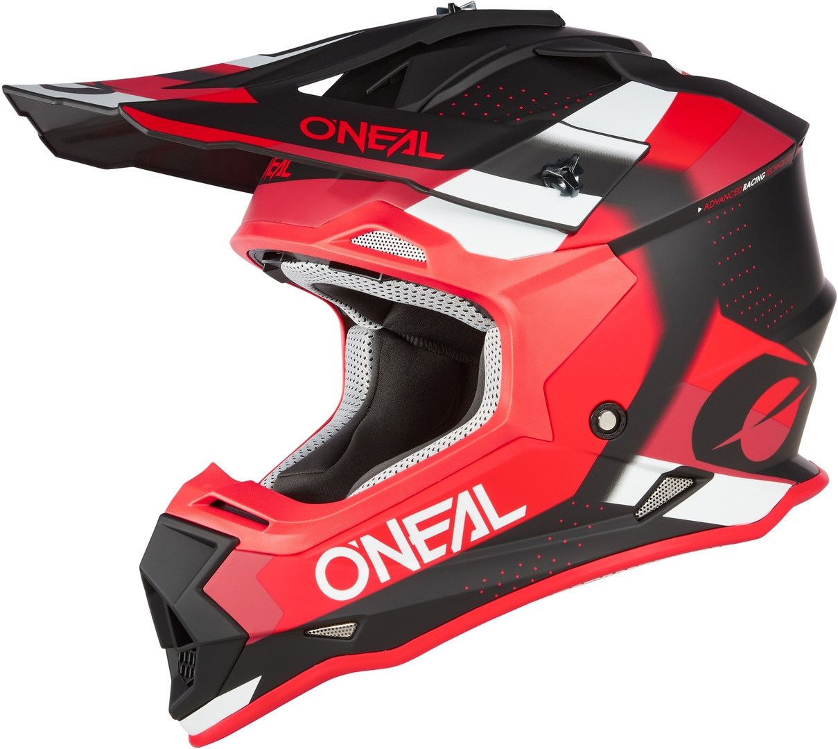 Шлем Oneal 2Series Spyde V23 для мотокросса, черный/красный/белый шлем oneal 2series rush v 22 для мотокросса красный желтый