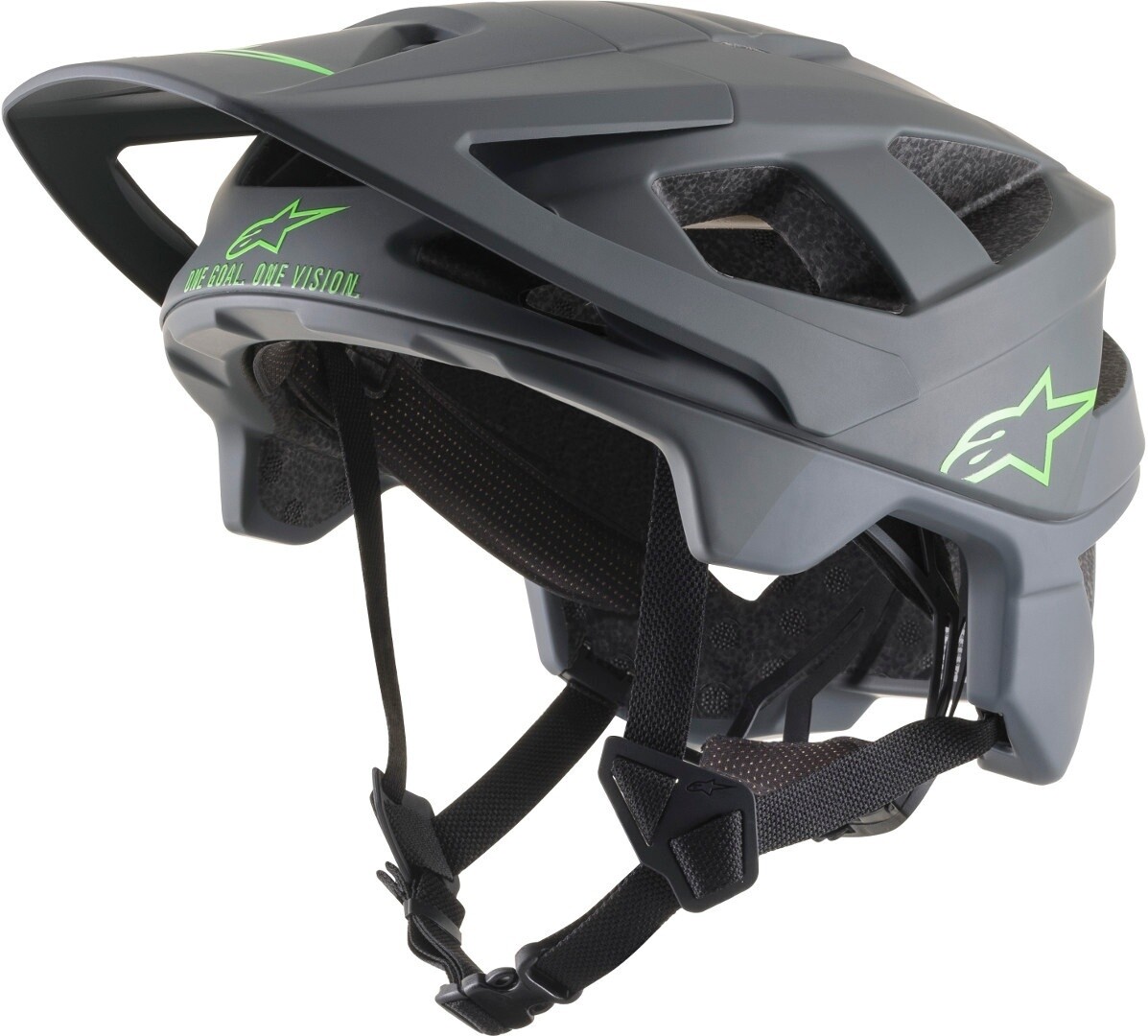 

Велосипедный шлем Alpinestars Vector Pro Atom, серый/зеленый