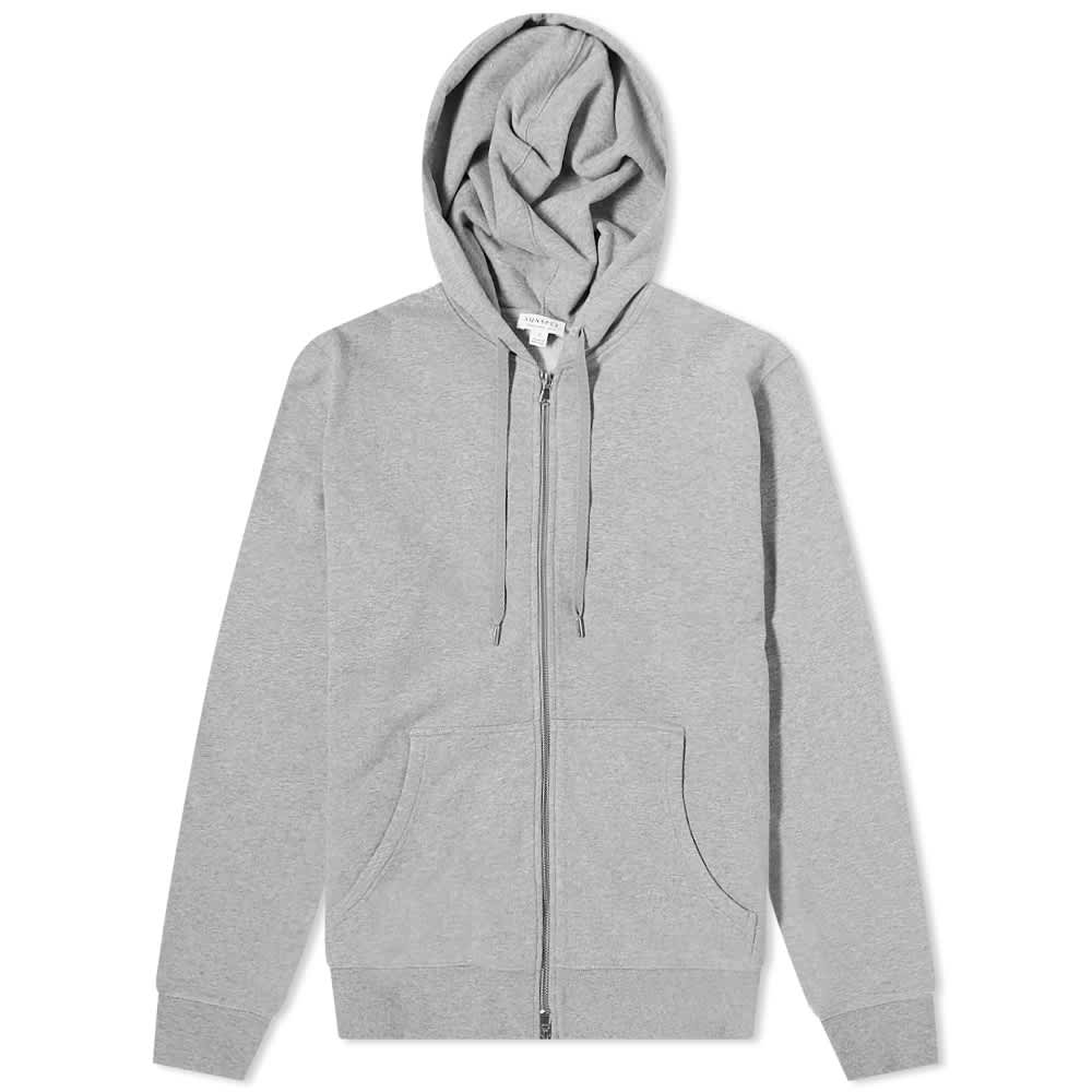 

Толстовка Sunspel Loopback Zip Hoody, Серый