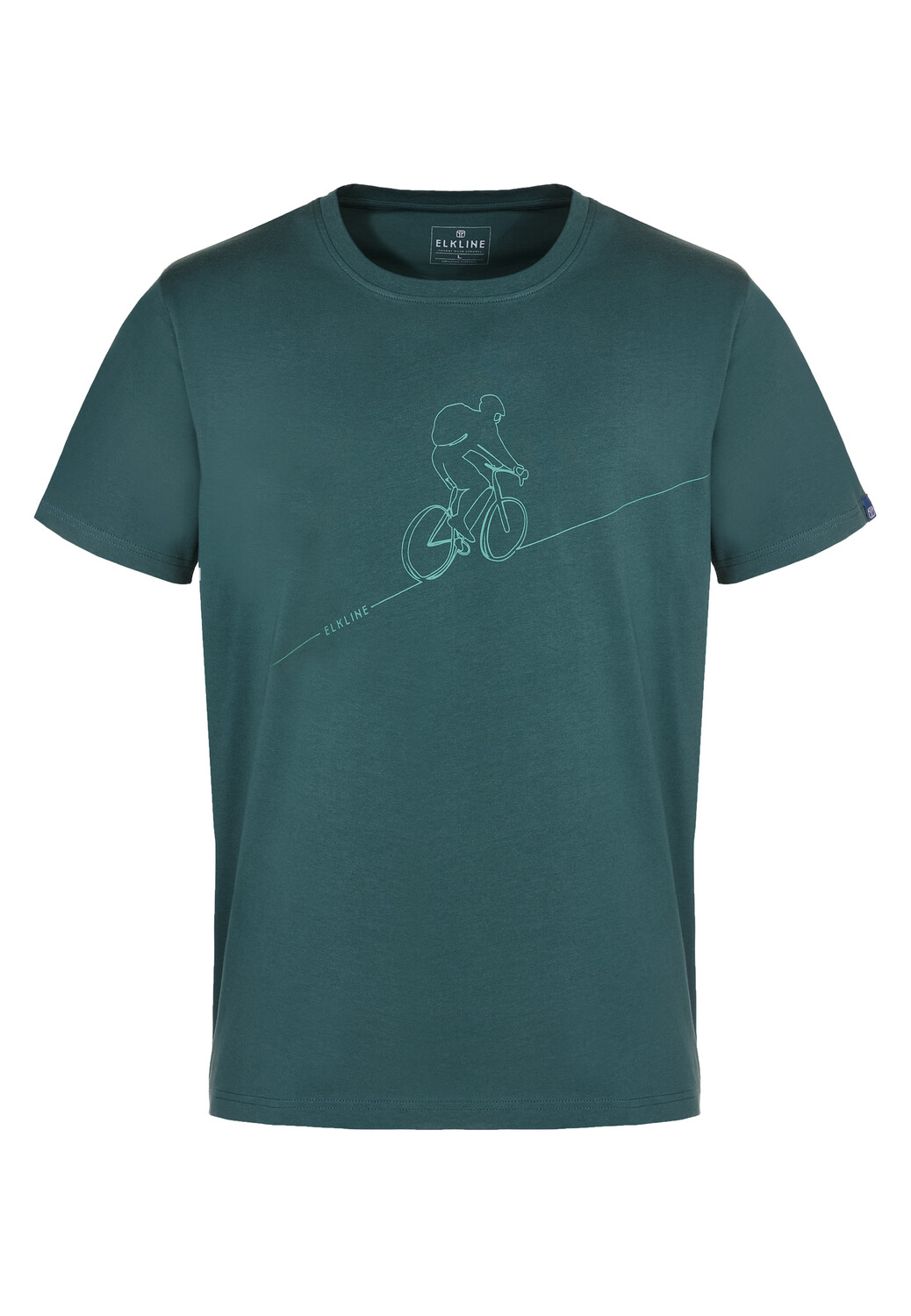 

Футболка elkline Downhill, цвет trekking green