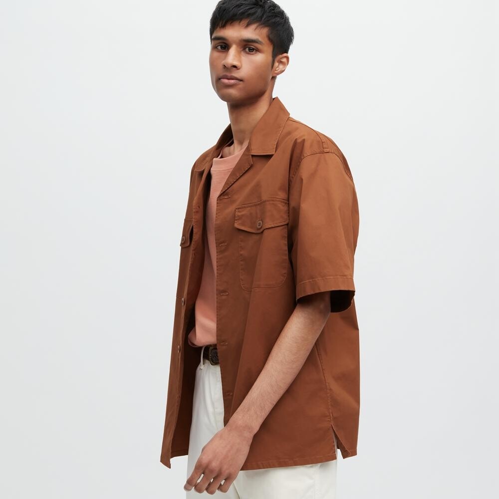 

Рубашка Uniqlo, коричневый