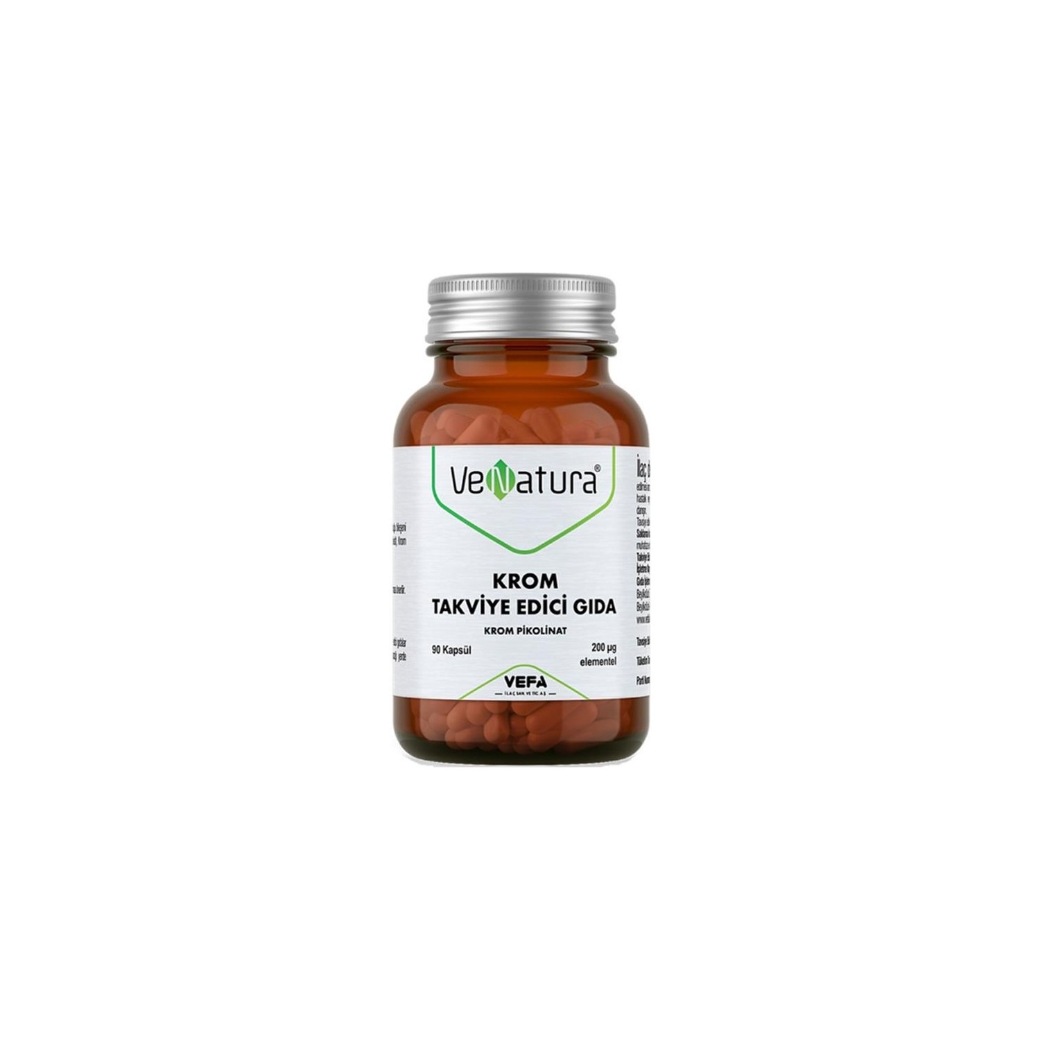 Пиколинат хрома Venatura, 90 капсул витамины venatura в2 100 капсул