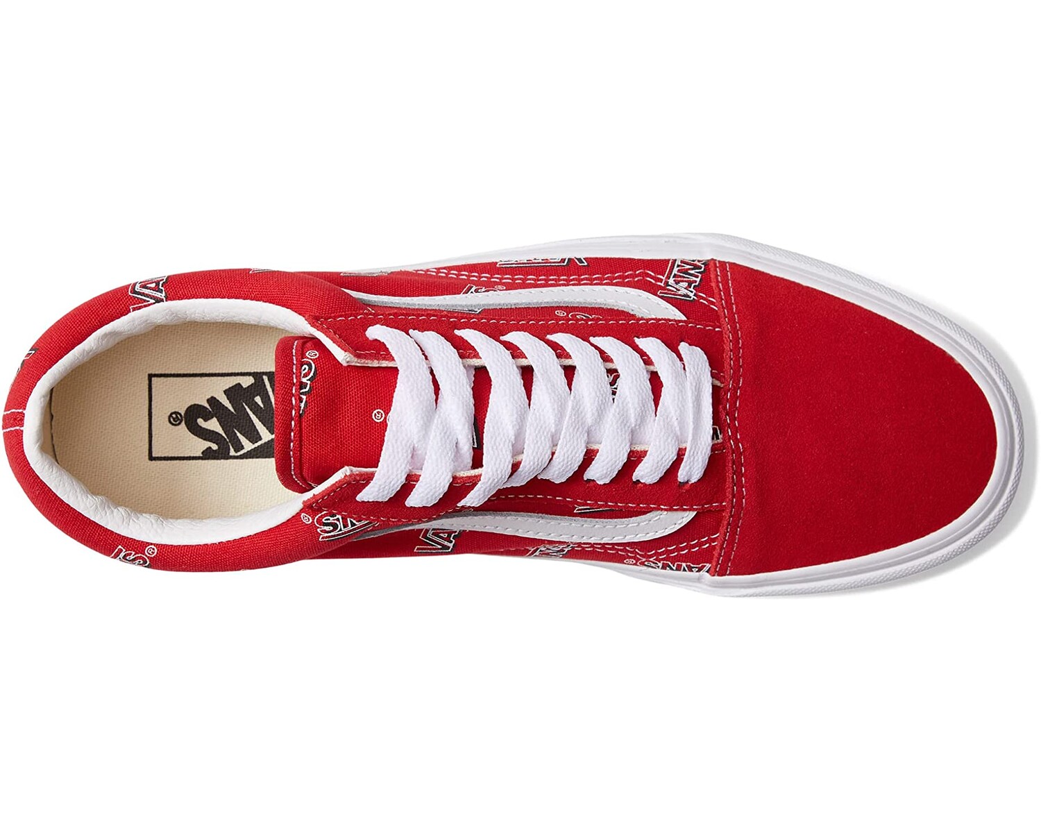 

Кроссовки Old Skool Vans, красный