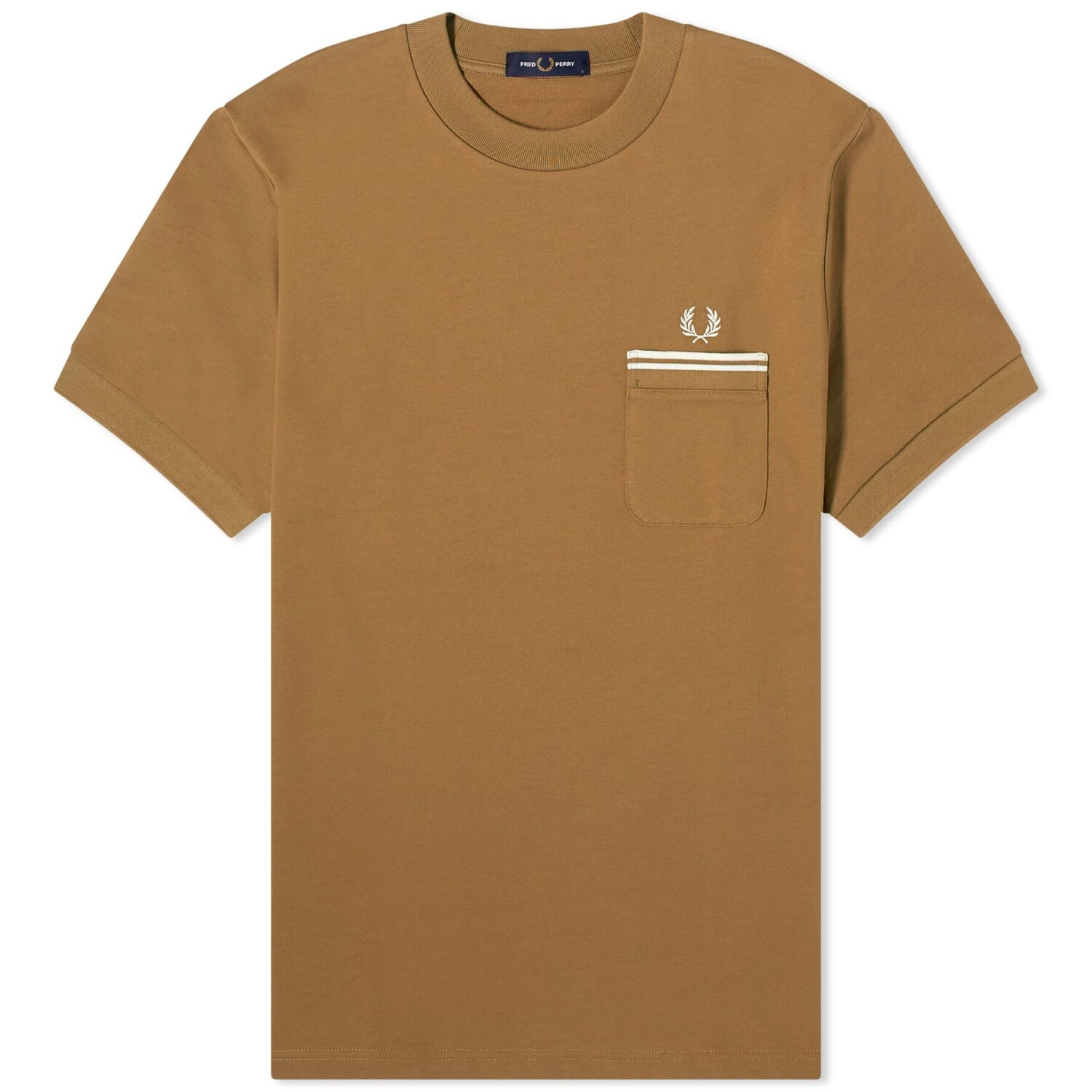 

Футболка Fred Perry Loopback Jersey, коричневый