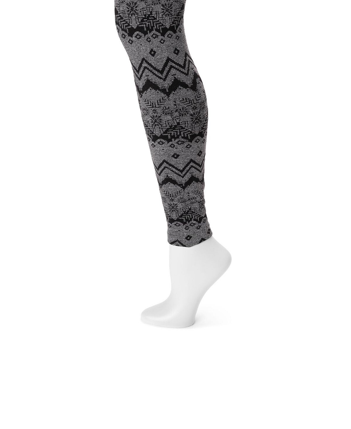 

Женские жаккардовые леггинсы на флисовой подкладке Muk Luks, мульти, Серый
