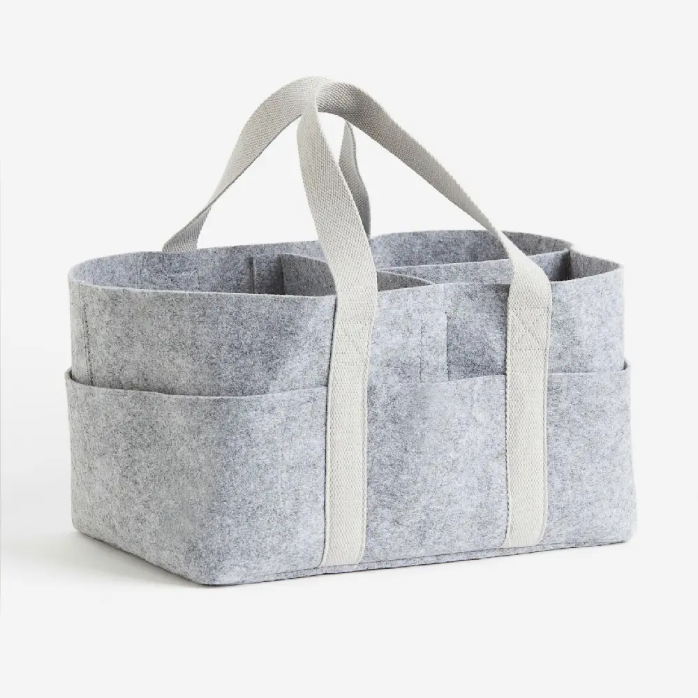 

Пеленальная сумка H&M Home Felted Diaper, светло-серый