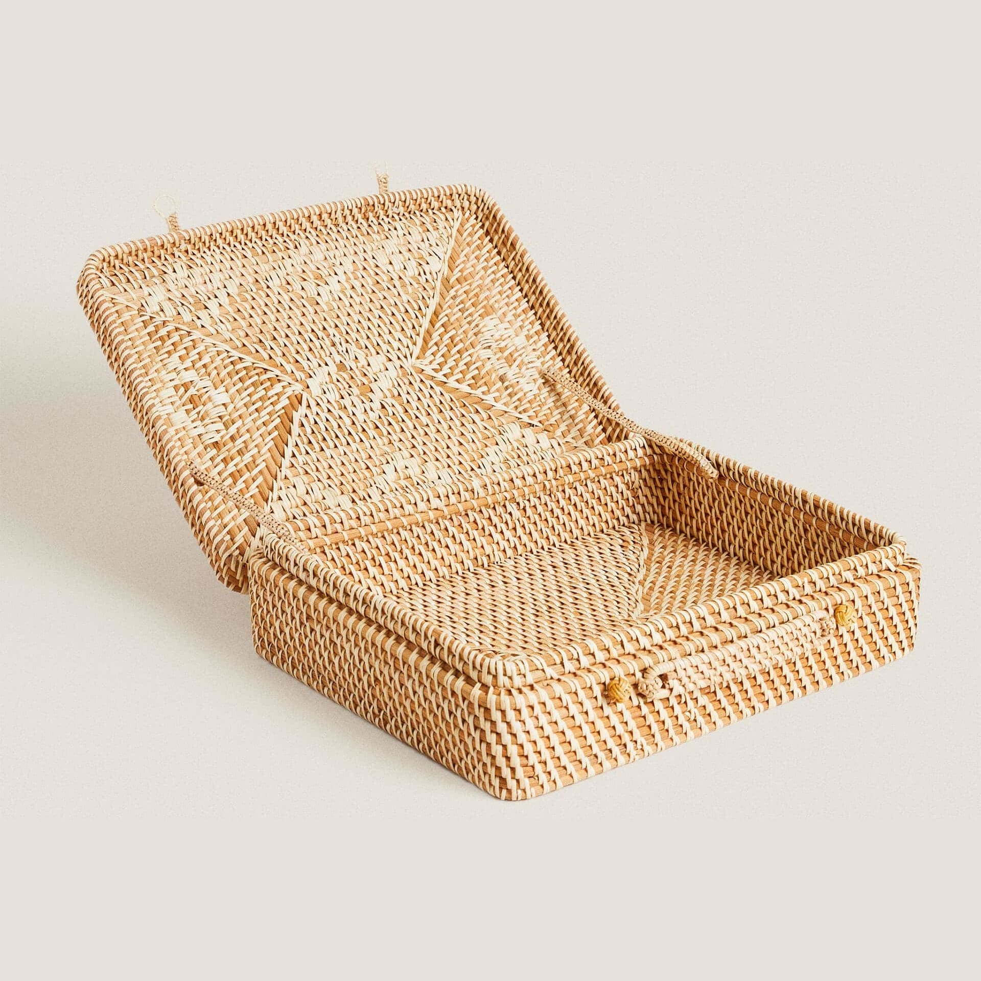 Чемодан для детских вещей Zara Home Diamond Rattan, натуральный – купить с  доставкой из-за рубежа через платформу «CDEK.Shopping»