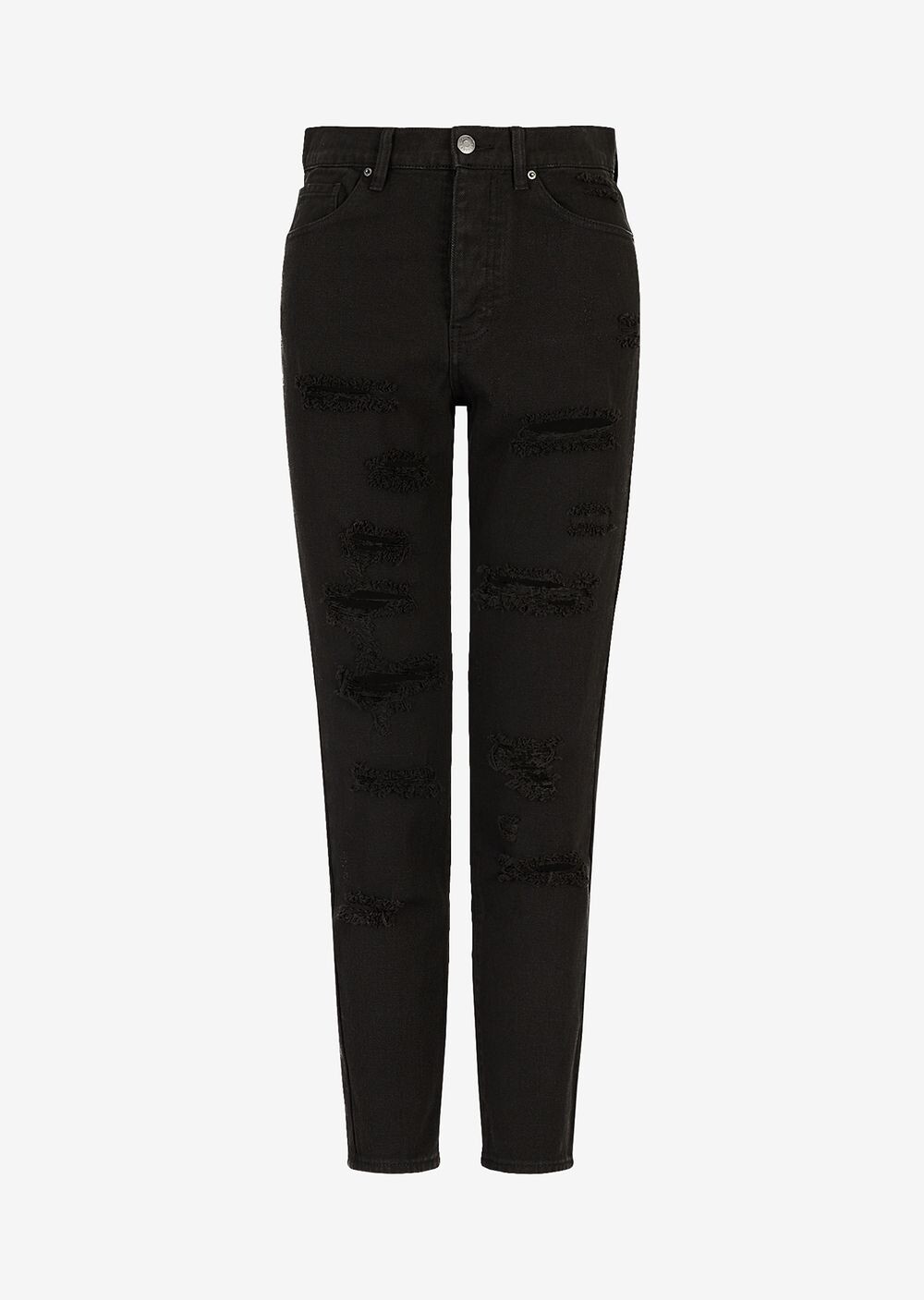 

Джинсы морковного денима J51 Armani Exchange, черный