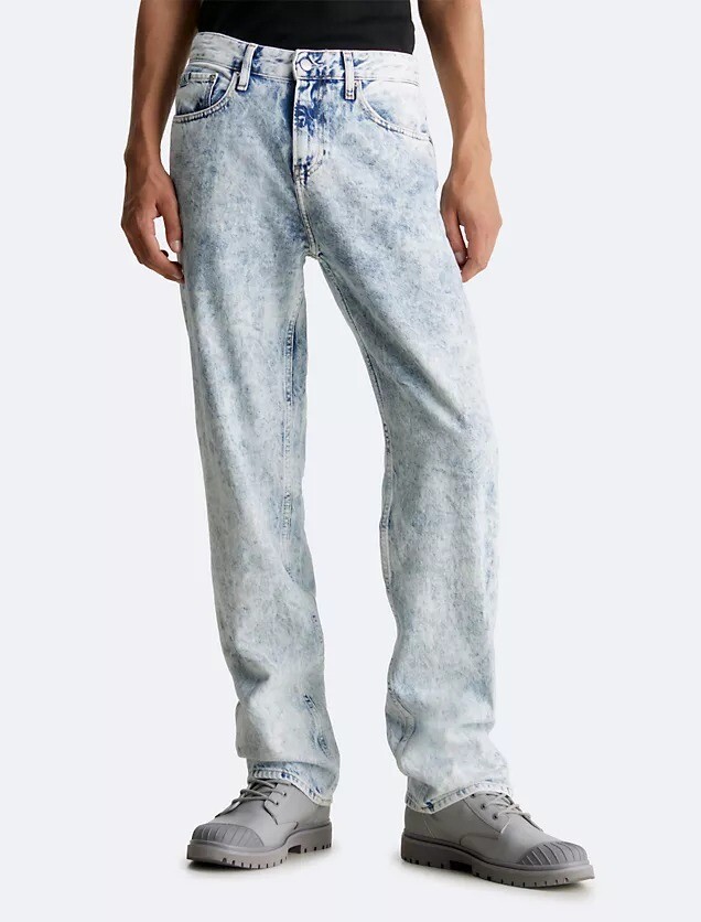 

Джинсы Calvin Klein 90s Straight, голубой