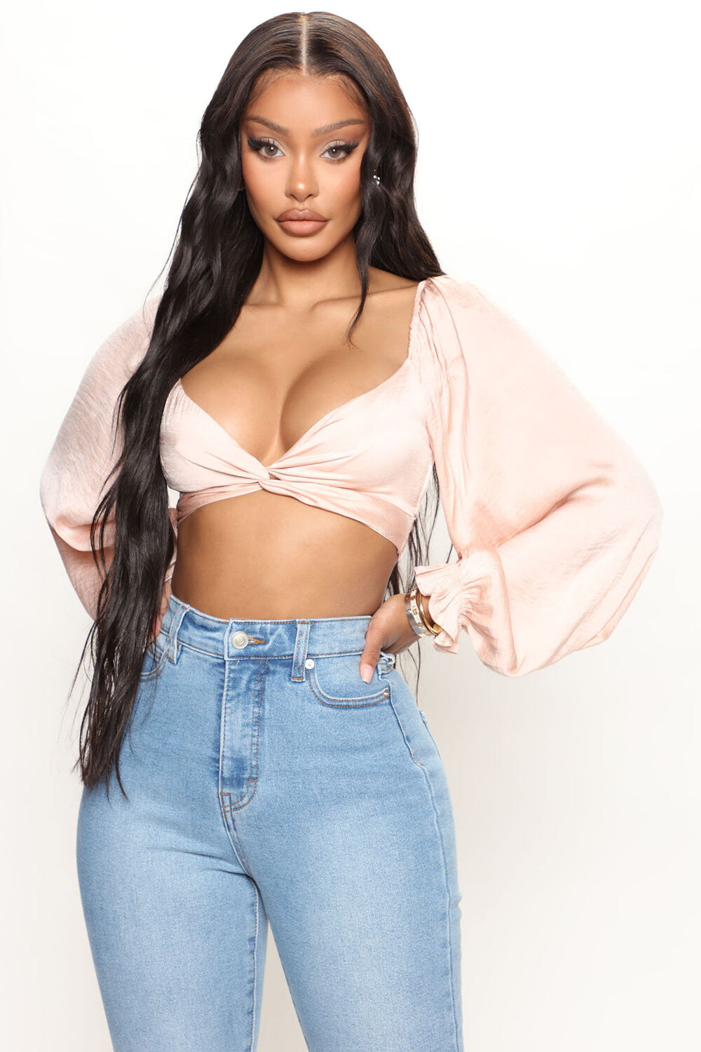 

Топ Fashion Nova FE22E844, розовый