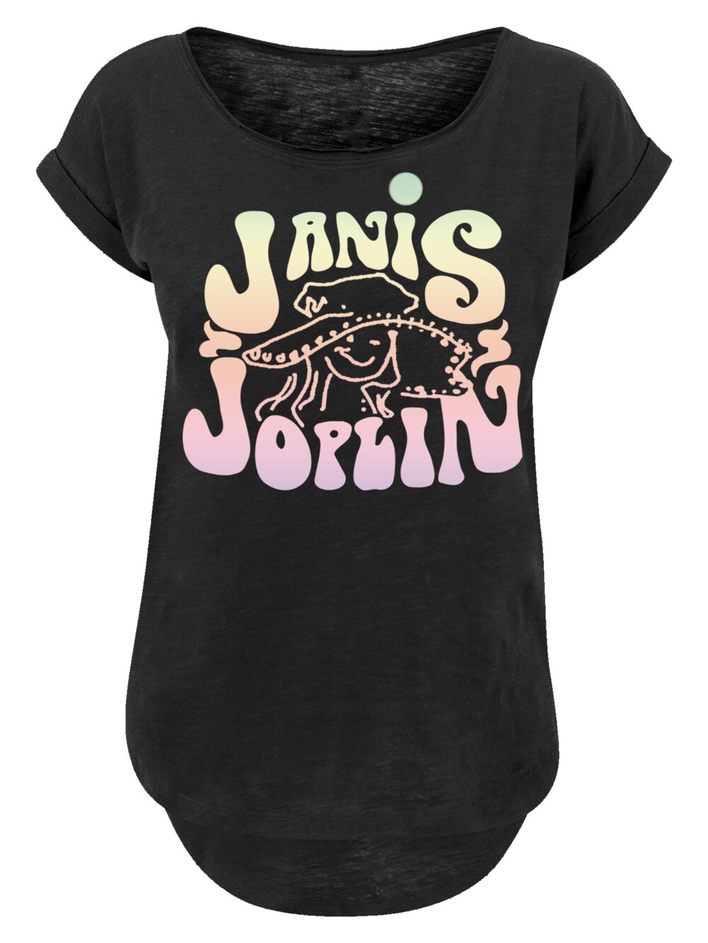 Рубашка F4NT4STIC Janis Joplin, черный janis joplin pearl 12 винил