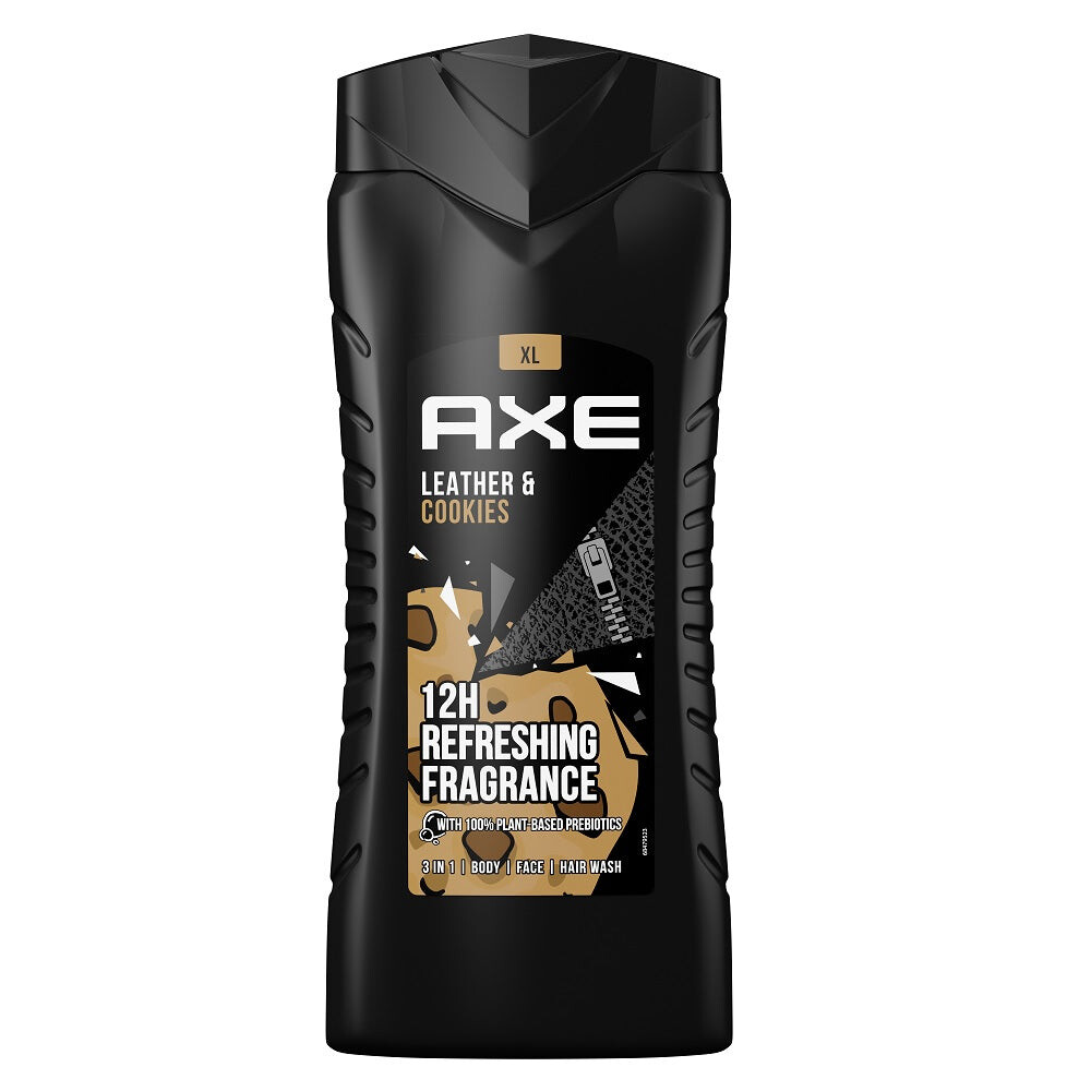 

Axe Гель для душа Collision Leather & Cookies для мужчин 400мл
