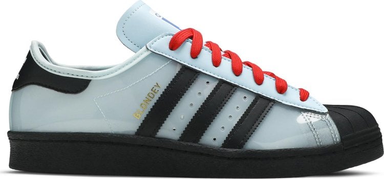 Кроссовки Adidas Blondey McCoy x Superstar 'Ice Blue Black', синий - фото