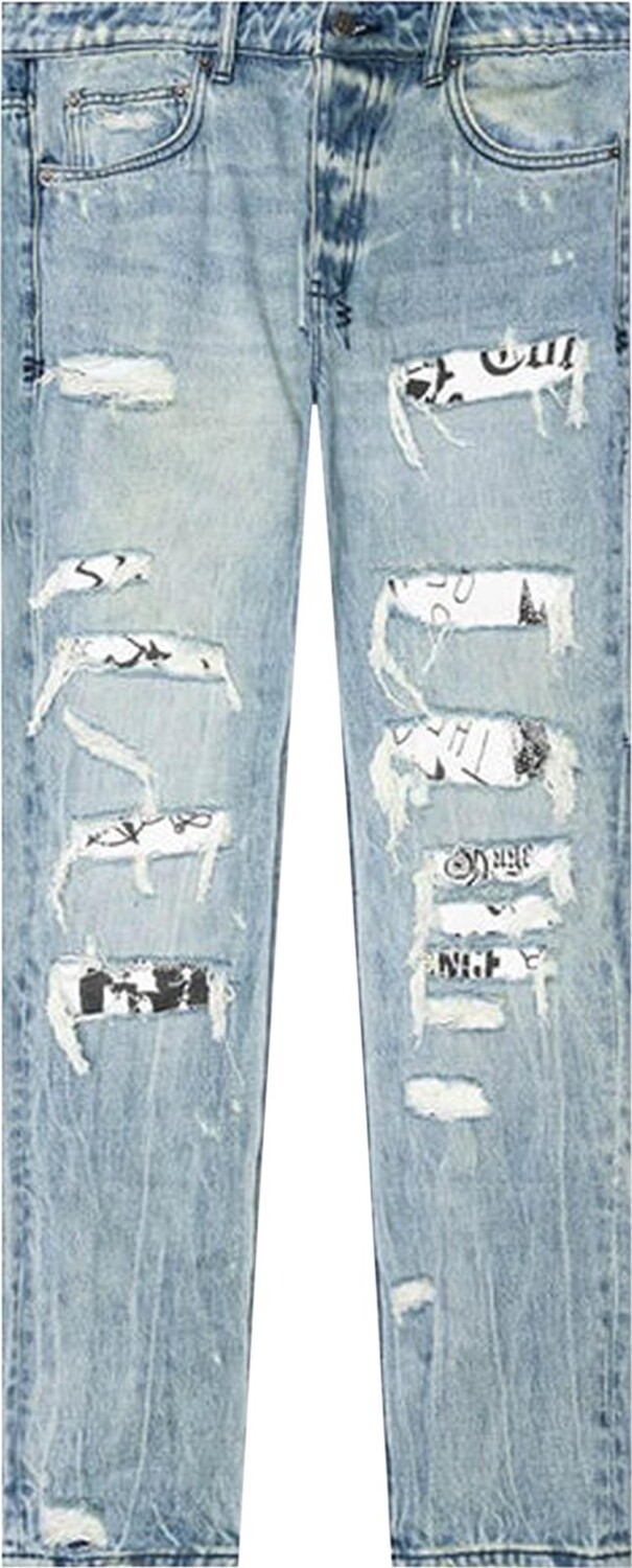 

Джинсы Ksubi Chitch Nowhere Authentic Trashed Jean 'Denim', синий