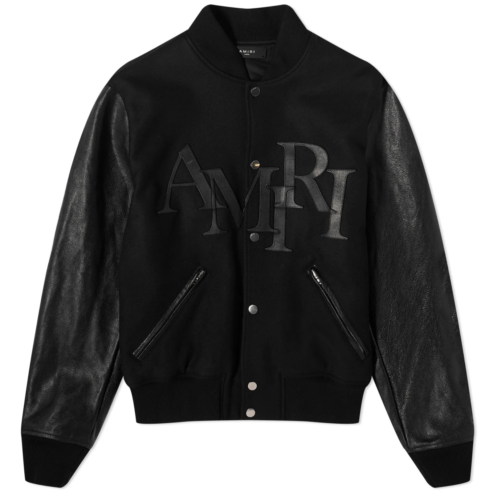цена Куртка Amiri Staggered Logo Varsity, черный