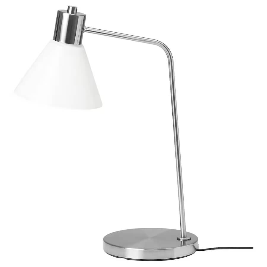 

Настольная лампа Ikea Flugbo, никелированный