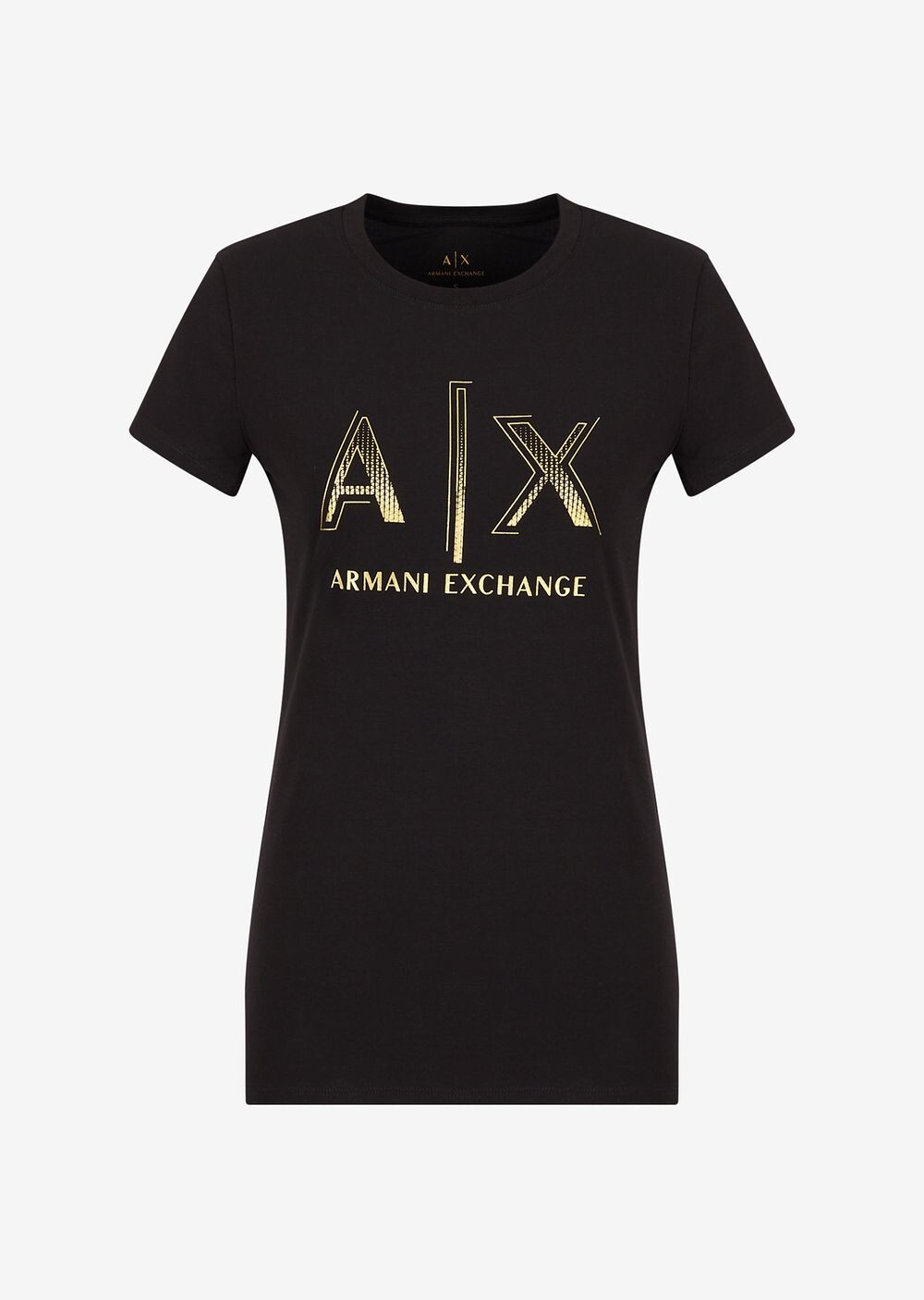 

Приталенные футболка Armani Exchange, черный