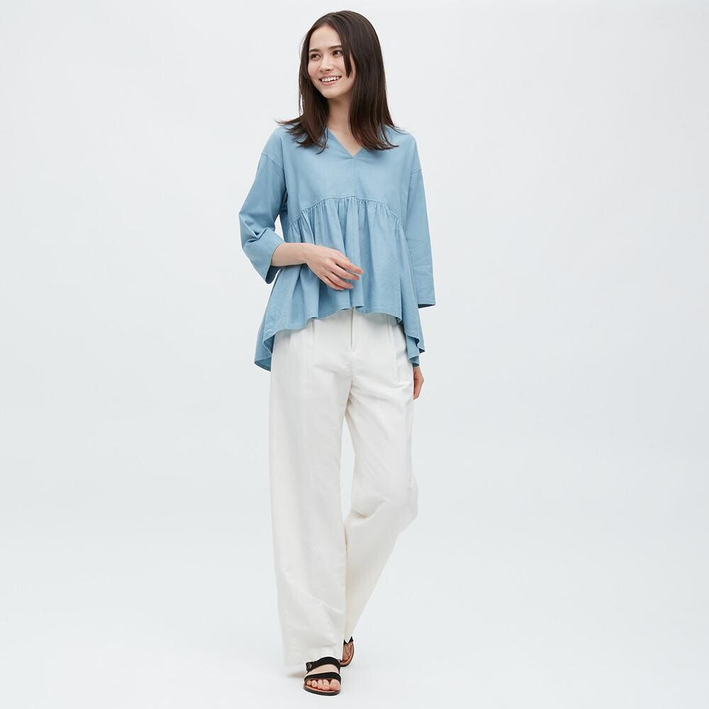 

Рубашка Uniqlo, синий