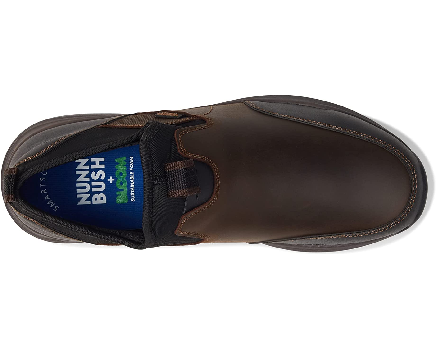 Кроссовки Excursion Moccasin Toe Slip-On Boot Nunn Bush, коричневый цена и фото