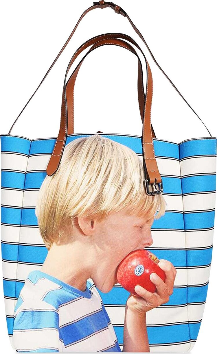 

Сумка JW Anderson Belt Logo Tote Bag Blue/White, синий