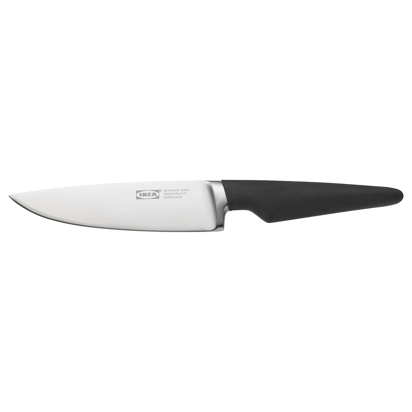 VÖRDA ВЁРДА Нож универсальный, черный, 14 см IKEA