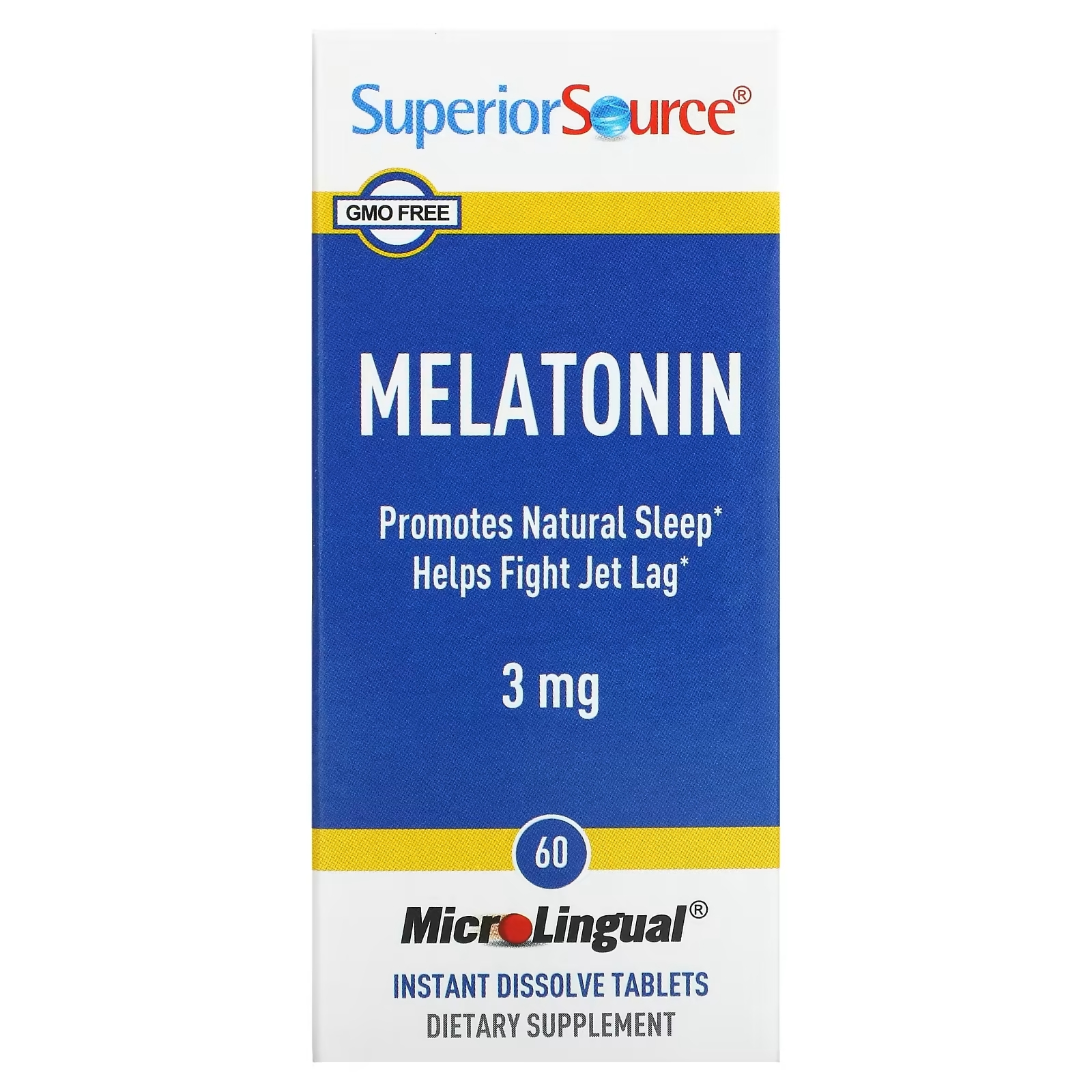 Мелатонин Superior Source, 60 таблеток superior source мелатонин 100 мгновенно растворимых таблеток