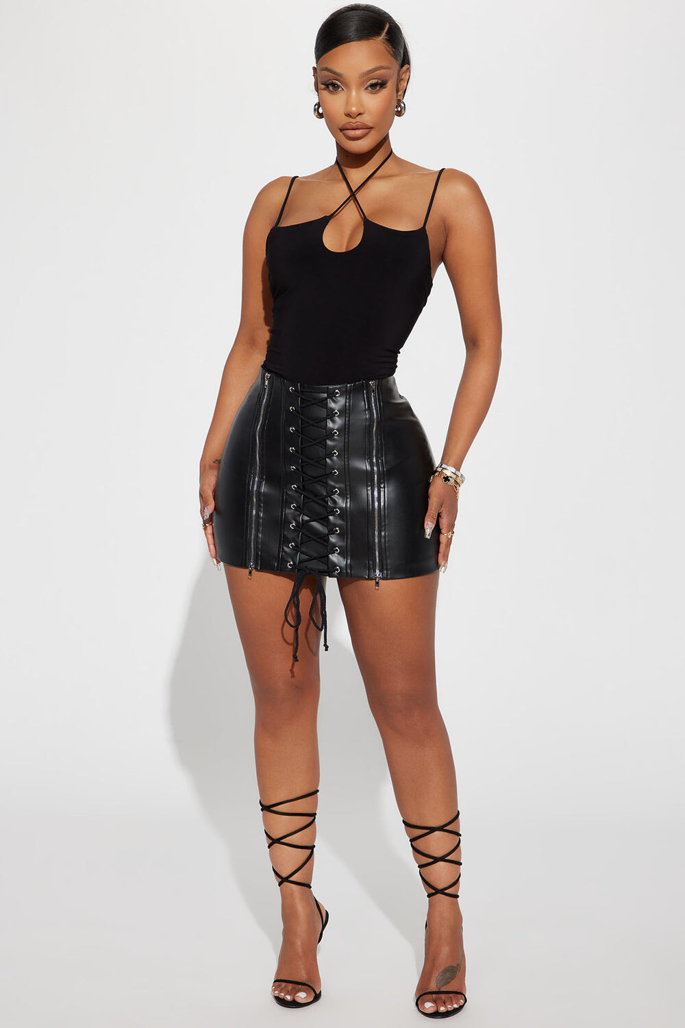 

Юбка мини Fashion Nova SI8799, черный