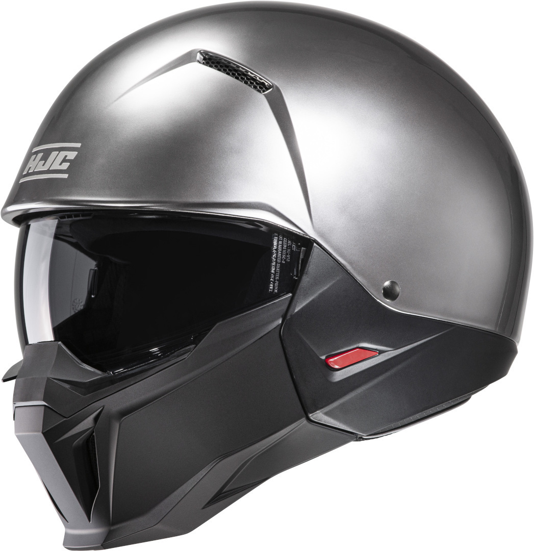 Шлем HJC i20 Hyper Silver реактивный, серебристый/черный 77 2 5 реактивный шлем ixs серебристый черный