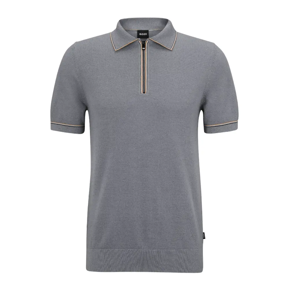 

Поло Boss Regular-Fit, серый