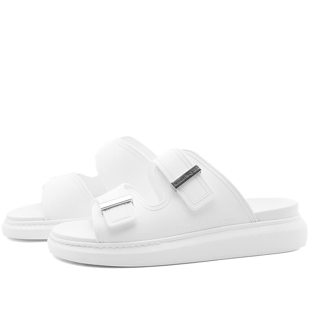 Сандалии Alexander McQueen Rubber Wedge Sole Sandal цена и фото