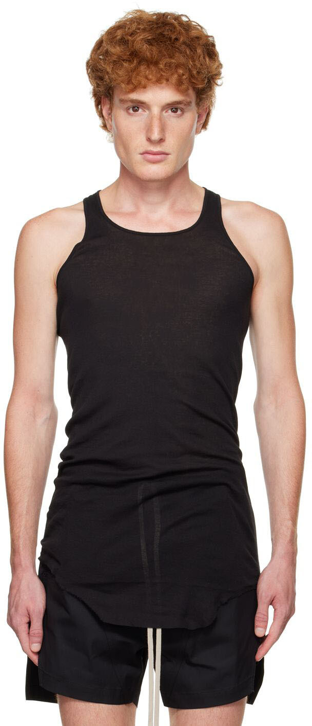

Черная майка в рубчик Rick Owens