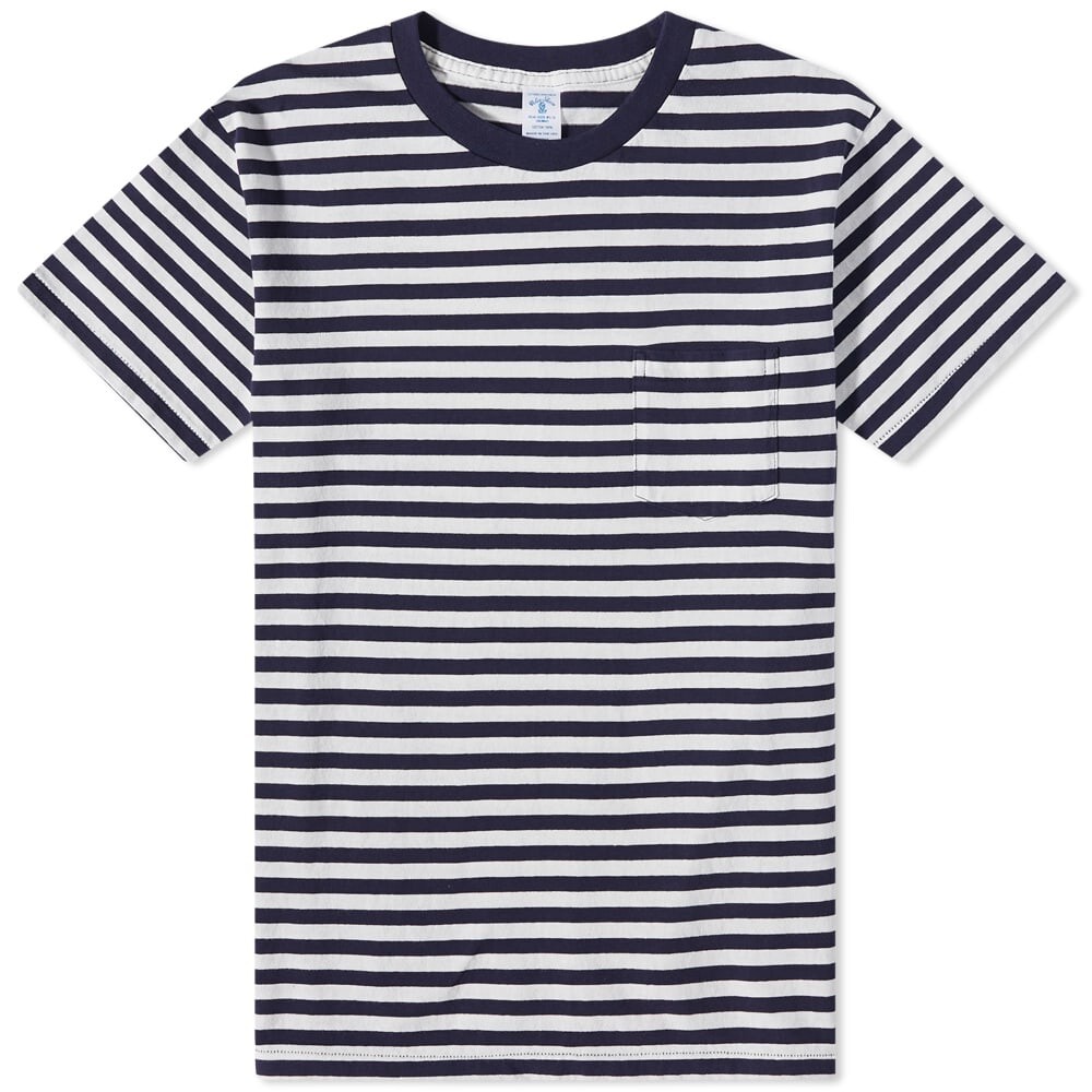 

Футболка Velva Sheen Narrow Stripe Pocket tee