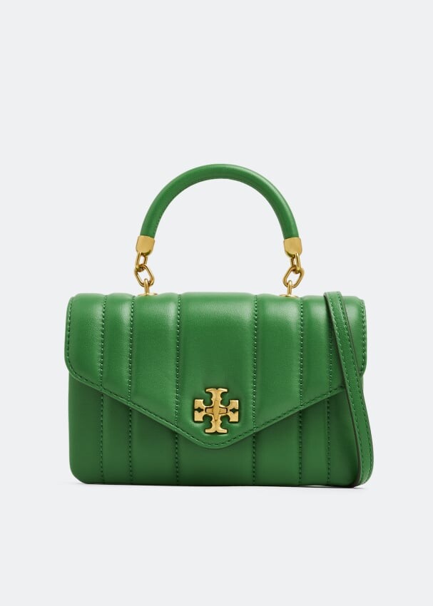 

Сумка TORY BURCH Kira mini top handle bag, зеленый