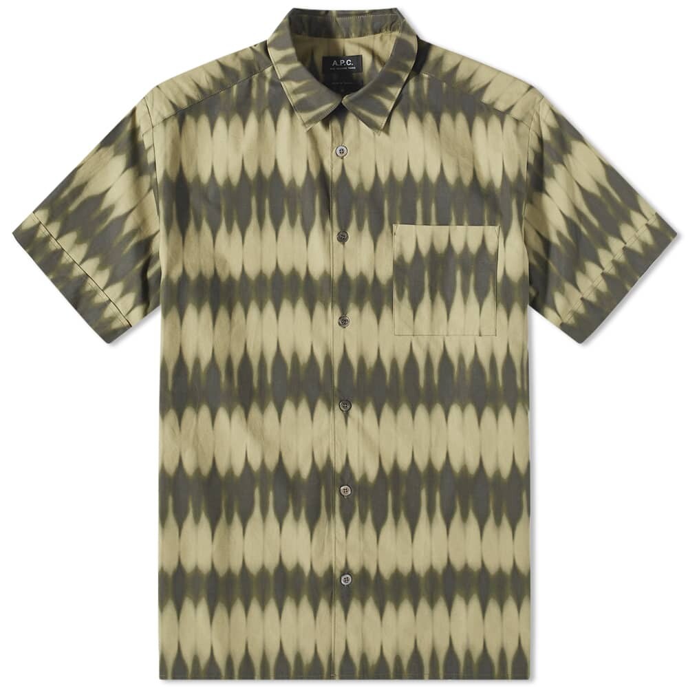 

Рубашка A.P.C. Ross Short Sleeve Tie Dye Shirt