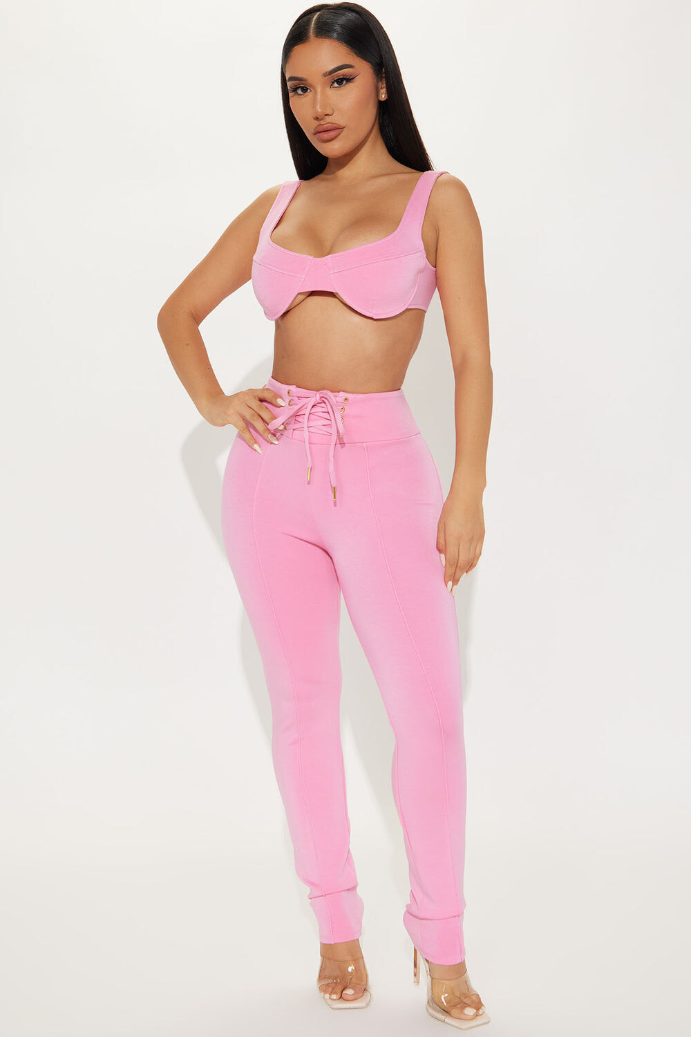 

Леггинсы Fashion Nova ST65096TP, розовый