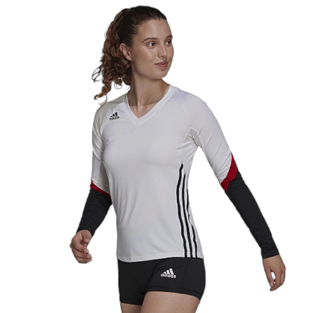 

Лонгслив Adidas Quickset Sleeve, белый/черный