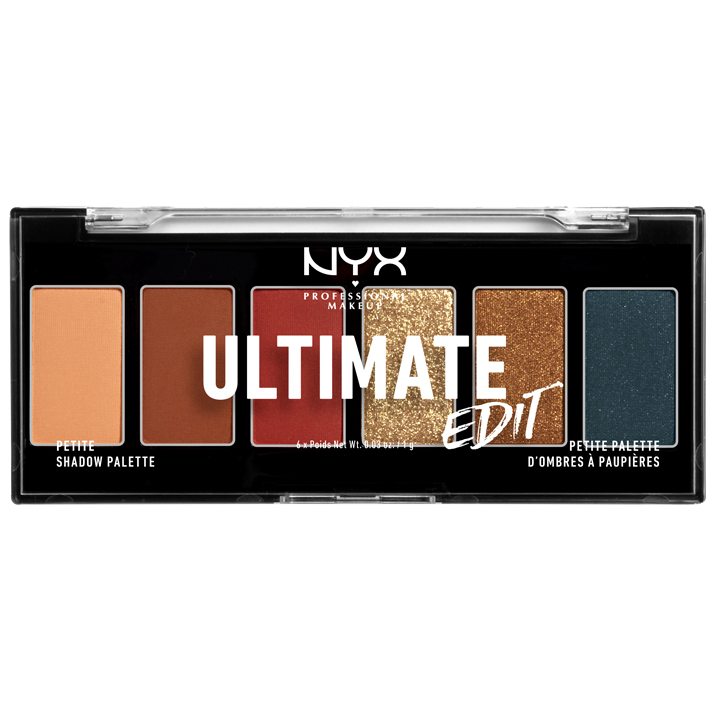 NYX Professional Makeup Ultimate палетка теней для век, 7,2 г палетка теней для век nyx professional makeup ultimate edit тон warm neutrals
