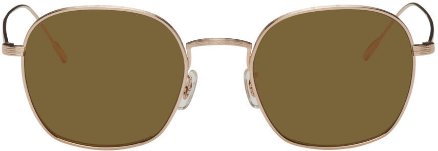 

Золотые солнцезащитные очки Adès Oliver Peoples