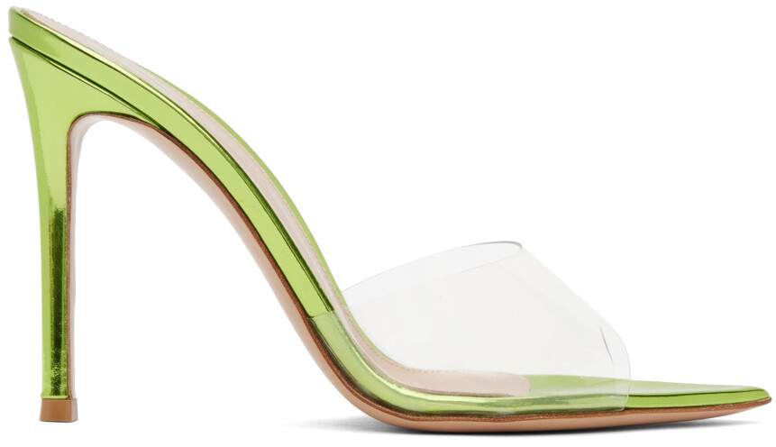 

Зеленые босоножки на каблуке Elle Gianvito Rossi