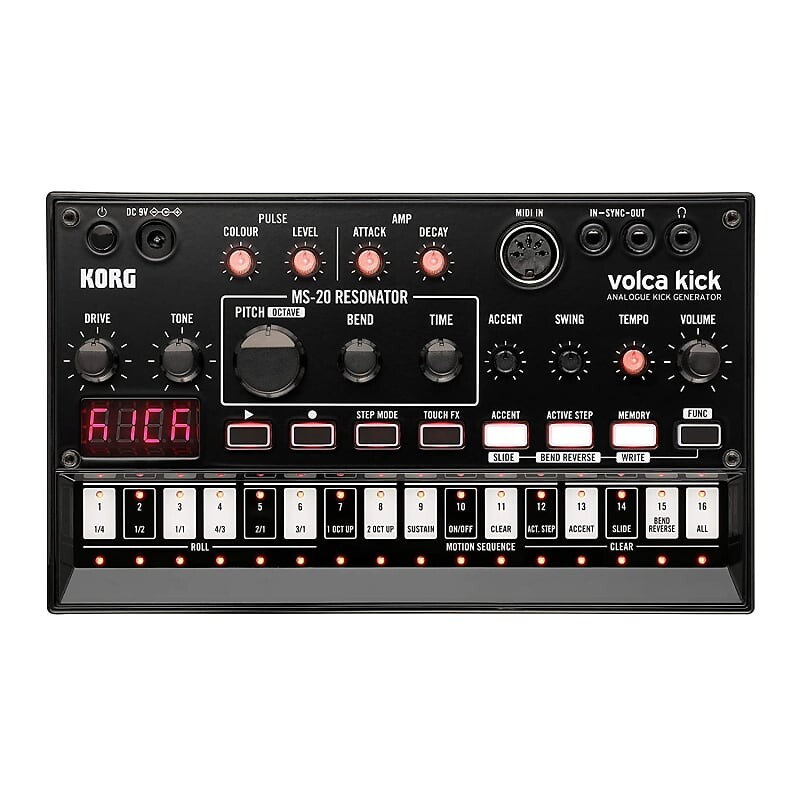 

Korg Volca Kick Аналоговый генератор ударов Korg Volca Kick Analog Kick Generator