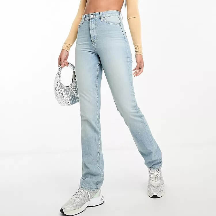 

Джинсы Asos Design Tall 90s Straight Leg, голубой