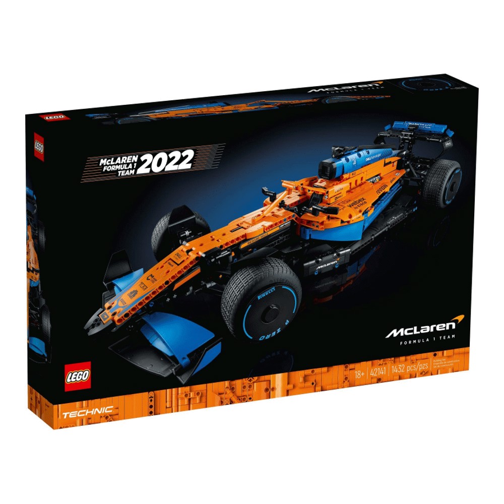 Конструктор LEGO Technic 42141 Гоночный автомобиль McLaren Formula 1 lego technic гоночный автомобиль mclaren формулы 1 модель автомобиля для взрослых