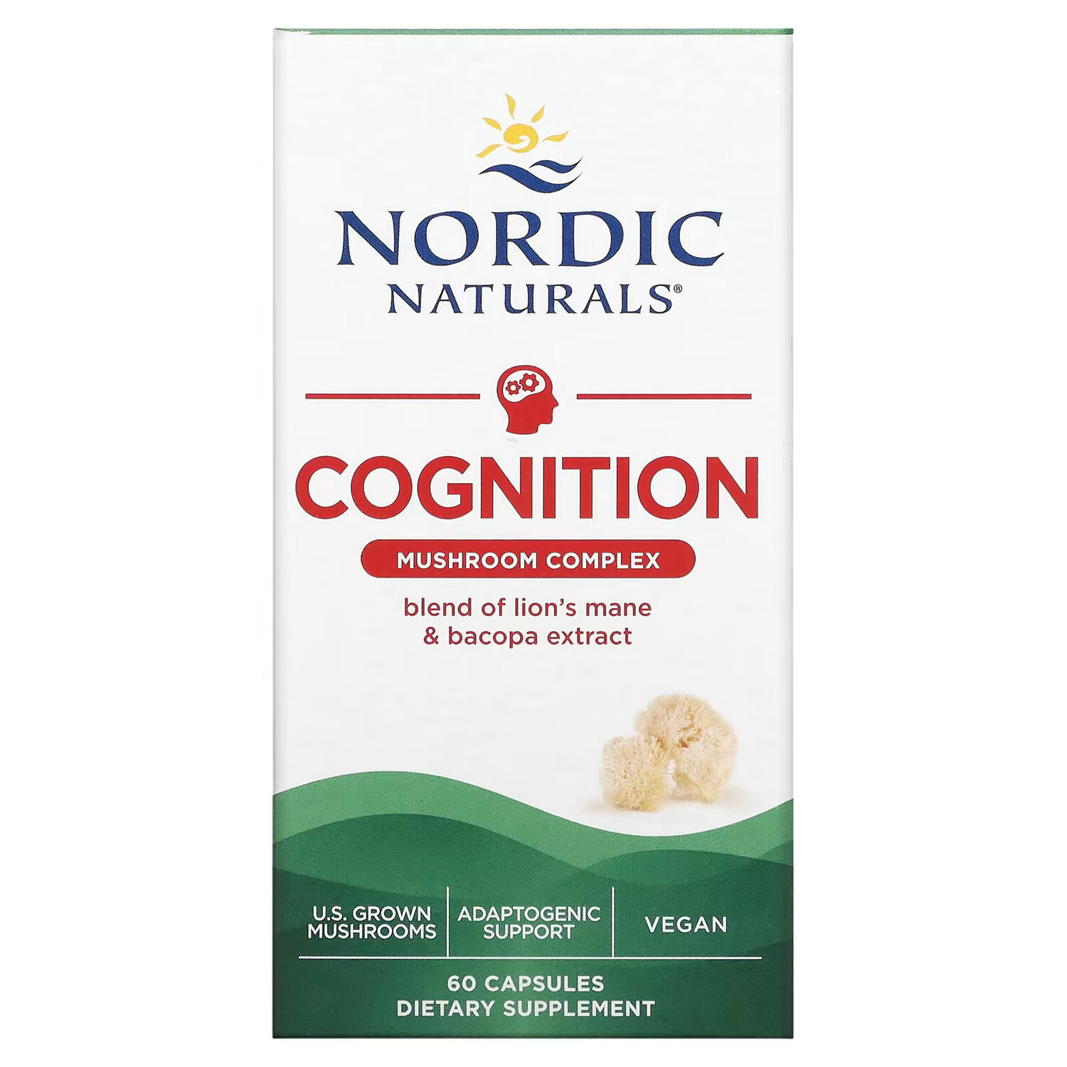 

Nordic Naturals, Комплекс грибов познания, 60 капсул