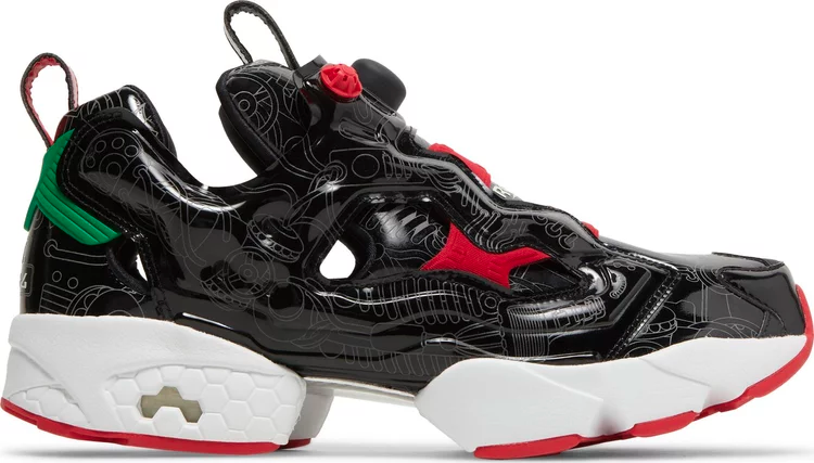 Кроссовки bait x astro boy x instapump fury 95 'blueprint' Reebok, черный - фото