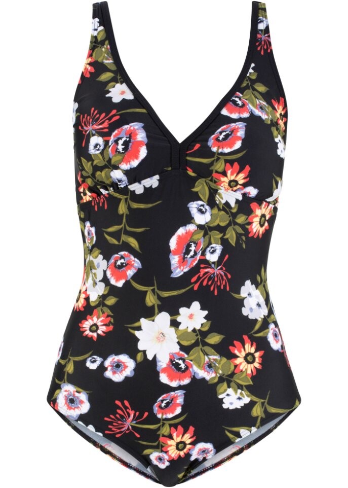 

Купальник из переработанного полиамида Bpc Bonprix Collection, черный