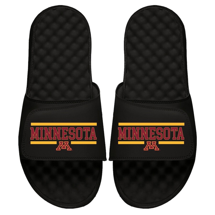 

Шлепанцы ISlide Minnesota Golden Gophers, черный